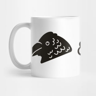 Rook and Queen small logo Mug